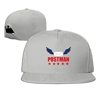 

Vintage 100% Cotton Hat Men Women Postman Mail Custom Adjustable Cap Natural