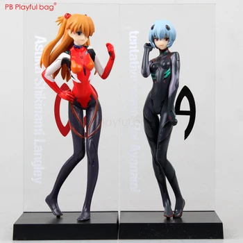 

Ayanami Rei&Asuka Langley Soryu Christmas gifts PVC action figure Japanese Anime model toys HE43