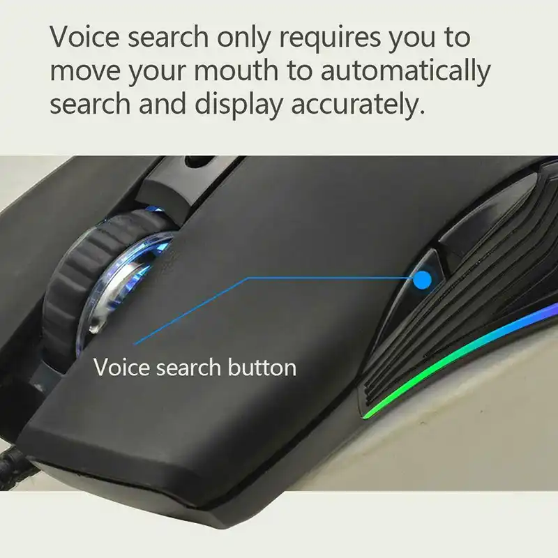 Creativo Ai Voce Di Gioco Del Mouse Del Mouse Wired Affari Ai Traduzione Vocale Intelligente Home Office Macchina Digitando Pc Gamer Mouse Aliexpress