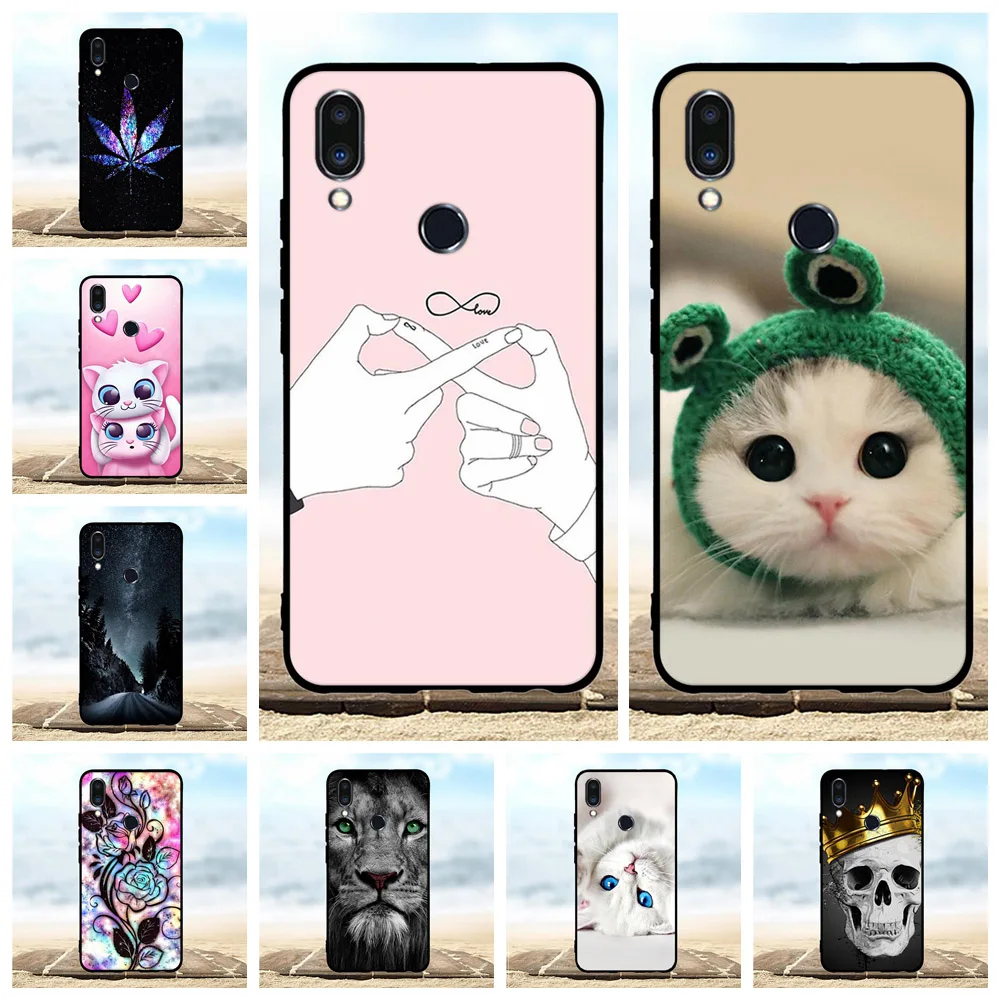 

For Meizu Note 9 Cover Ultra-slim Soft TPU Silicone For Meizu Note 9 Protective Case Lion Patterned For Meizu Note 9 Coque Bag