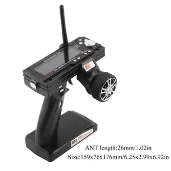 

FS-GT3B 2.4G 3CH RC Boat Control Gun Transmitter /w TX Receiver For Most the Radio Control Models High Receiver Sensitivity
