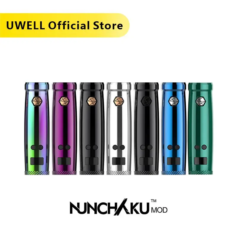 Hot sale!! UWELL NUNCHAKU Mod 5-80W Power Mod Use 18650 Battery or USB Charge Suit For NUNCHAKU Kit (Without battery)
