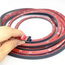 Автомобильный стиль, L Тип, автомобильная дверная уплотнительная полоса, стикер, багажник, звукоизоляция, водонепроницаемый, для Audi, Nissan, peugeot, Honda, KIA, hyundai, LADA, BMW