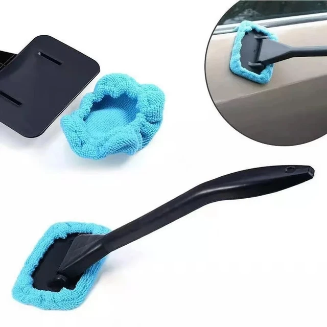 Car Window Cleaner Brush Kit Windshield Wiper Microfiber Brush Auto Cleaning Wash Tool With Long Handle Car Accessories 2