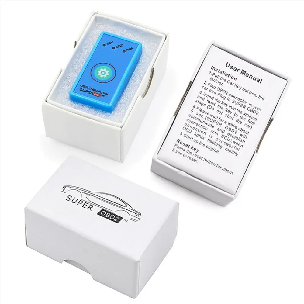 Синий OBD2 Plug and Drive ECO чип производительности OBD II тюнинговая коробка для дизельных автомобилей ahorrador de gasolina экономия топлива