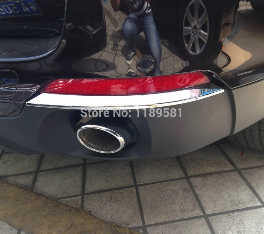 Для BMW X5 2014 2015 2016 ABS Chrome лампа заднего противотуманного фонаря Trim облицовка