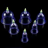 Effective Health Care 12 Cupping Cups Household Vacuum Cans Suction Therapy Device Back Body Massage anti-cellulite massager Set 3