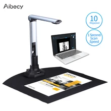 Book Scanner Document-Camera Aibecy A3 with Led-Light BK52 Mega-Pixels Usb-2.0 High-Speed