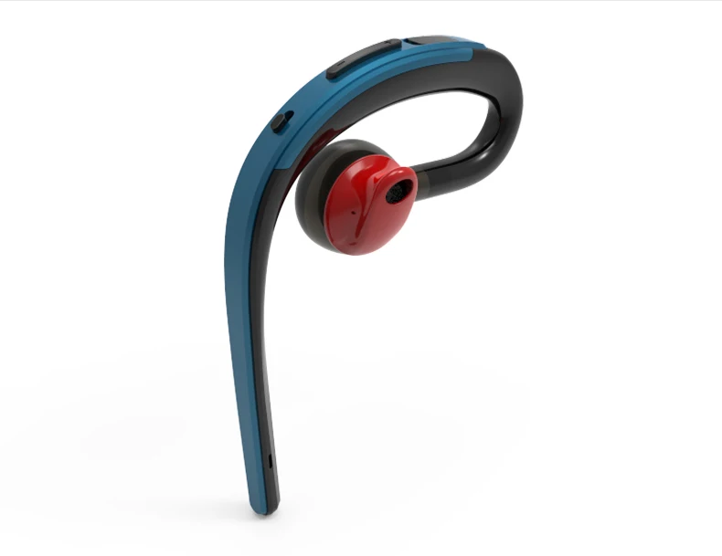 KYCXD bluetooth наушники с одной стороны бизнес bluetooth наушники с висящими ушками мини беспроводные bluetooth наушники - Цвет: Blue