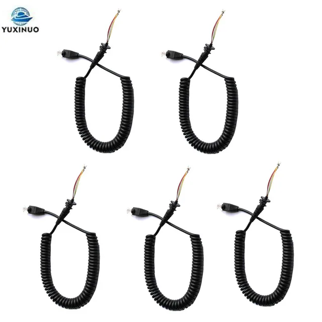 Lot 5Pcs Csere Hmn3596A Hangszóró Ptt Mic Mikrofonkábel A Motorola Gm300 Gm338 Gm3188 Gm3688 Cdm750 Autó Mobil Rádióhoz