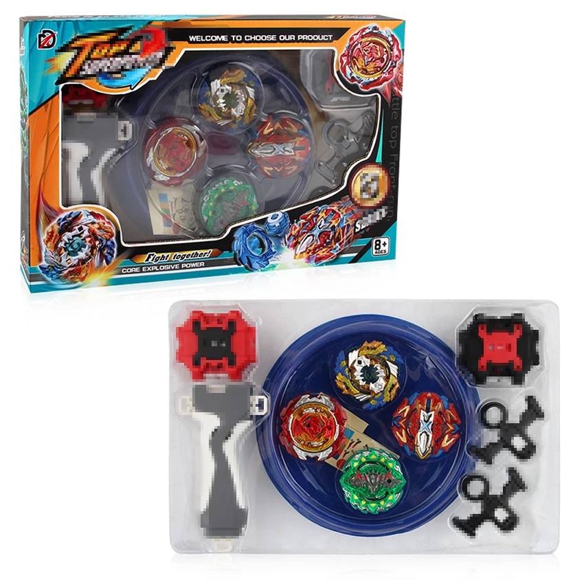 

Beyblades arena stadium Metal Fusion 4D Battle Metal Top Beyblades burst Masters launcher grip children christmas toy