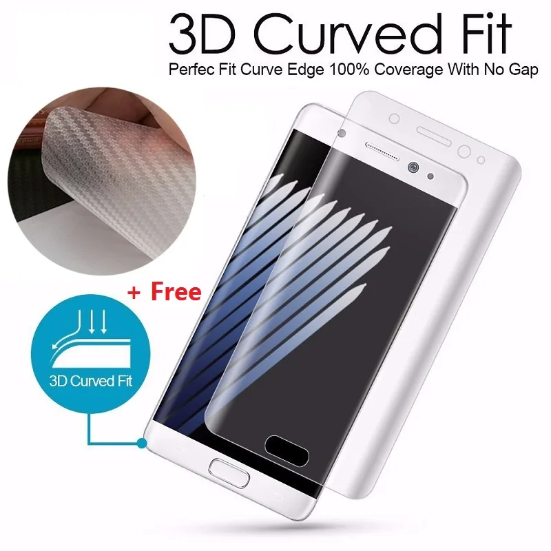Новинка 3D Защитная пленка для Samsung Galaxy S7 S6 Edge Plus защитная из фольги мягкая