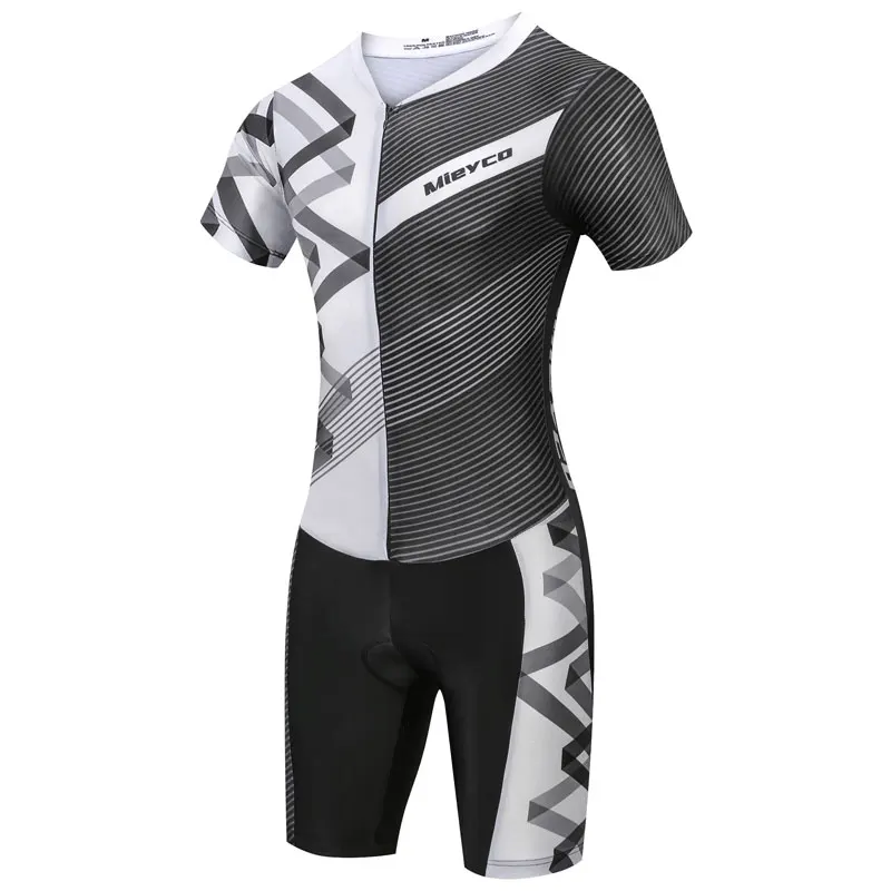 Синий roupa ciclismo Майо короткий рукав мультфильм животных Велоспорт Джерси Набор для женщин Триатлон conjunto hombre велосипед одежда - Цвет: Синий