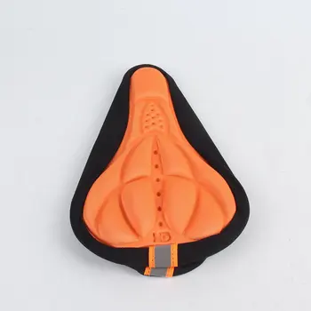 

MTB Mountain Bike Cycling Thickened Extra Comfort Ultra Soft Silicone 3D Gel Bike Pad Cushion Cover Bicycle Saddle Seat 4 Colors