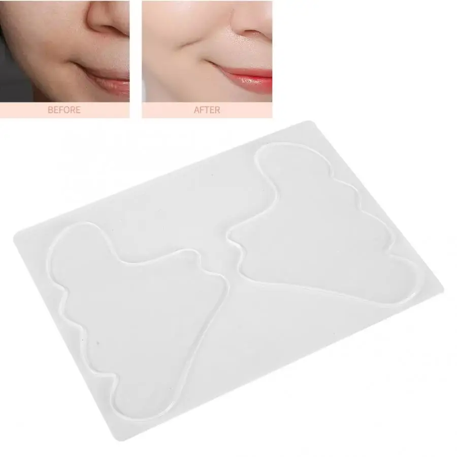 Skin Care Machine Reusable Silicone Anti-Wrinkle Cheeks Pads Facial Paste Facial Beauty Stickers Jade Roller