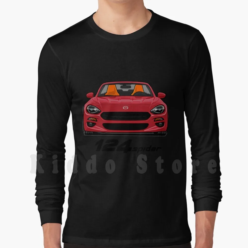 Fiat 124 Spider-Red Felpe Con Cappuccio Manica Lunga Fiat 131 Abarth 695 Fiat Abarth 595 2019 Fiat 124 Spider A112 Fiat