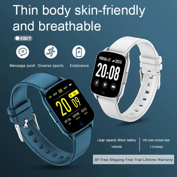 

KSS720 Smart Watch Multi-Function Pedometer Heart Rate Detection IP68 Professional Waterproof Men And Women Sports Bracelet