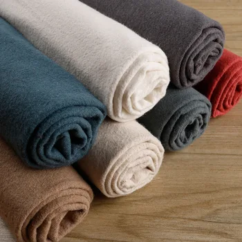 

150cm * 100cm Factory Stone Washed Linen Cotton Vintage Sanding Wrinkle Autumn and Winter Linen Dress Fabric