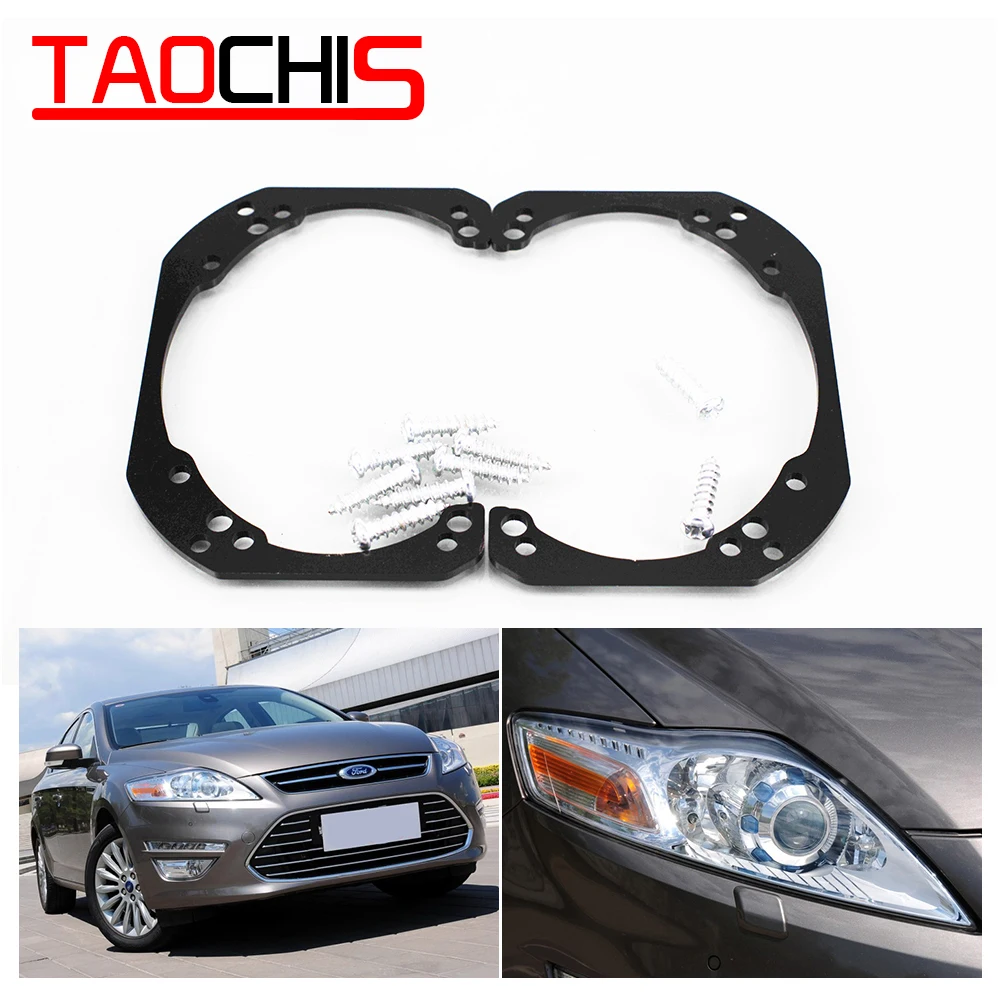 

Taochis Car Styling frame adapter module set DIY Bracket Holder for FORD MONDEO High configuration Hella 3r G5 Projector lens