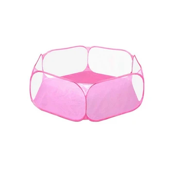 

Small Animals Cage Tent Breathable Pet Playpen Open Outdoor/Indoor Exercise Fence Portable Yard Fence for Hamster Chinchillas Ec