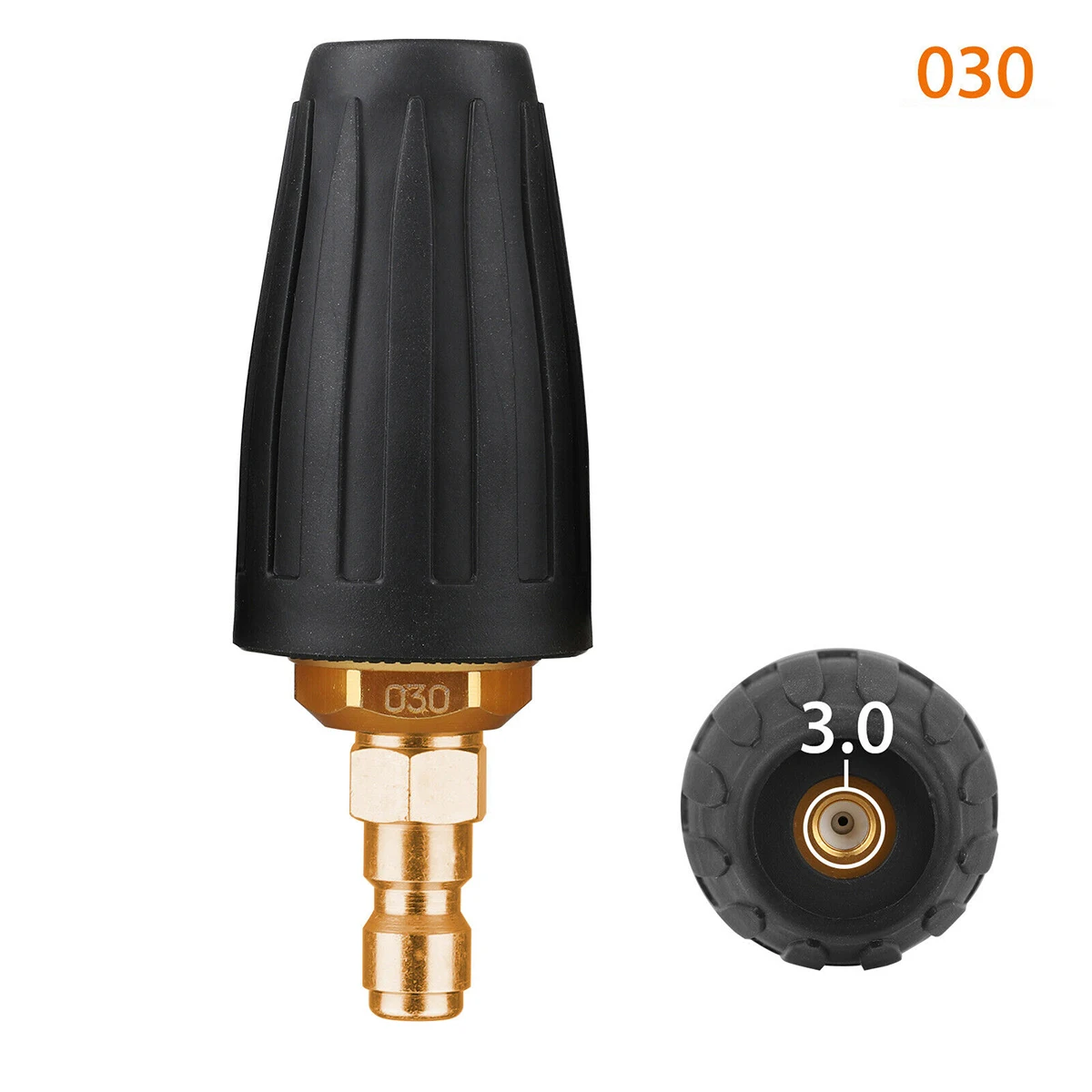 1 * медное турбо сопло высокого давления шайба вращающаяся 3000PSI 2 5 4 GPM 1/4 &quotбыстрое