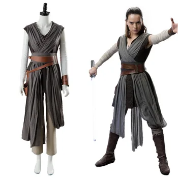 

Star Wars 8 The Last Jedi Rey Outfit Ver.2 Cosplay Costume Full Set