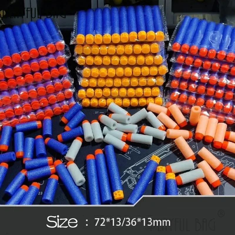 

PB Playful bag EVA Foam bullet for soft bullet CS toys equipment Safety soft head Soft bullets DIY CS sport accessory QF47S