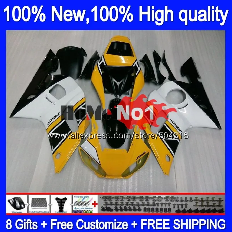 R 6 для YAMAHA YZF R6 YZF600 YZF 600 YZF-600 4MC. 13 YZF-R6 1998 1999 2000 2001 2002 YZFR6 98 99 00 01 02 желтый белый обтекатели