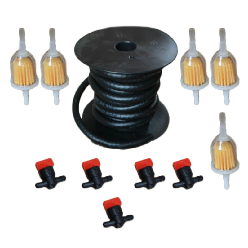 

Durable Fuel Shut Off Valves For BRIGGS & STRATTON 395051,395051R Fuel Line Fuel Filters Set