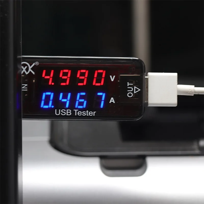 Многофункциональный Амперметр Зарядное устройство USB напряжение Curent тестер