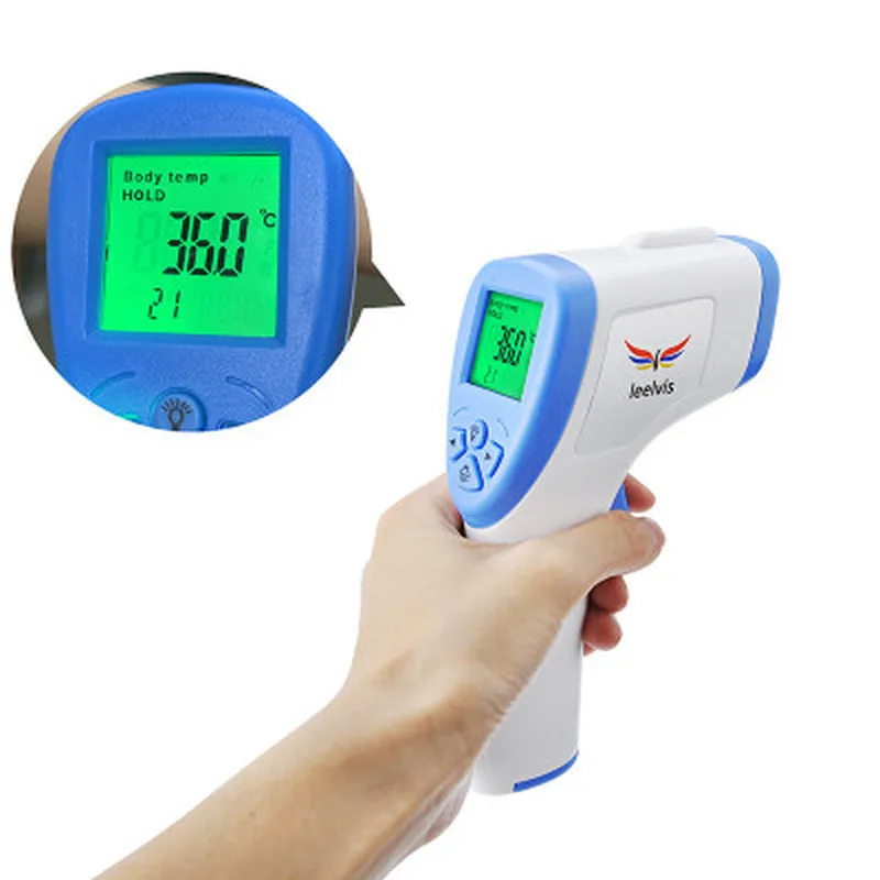 

Forehead Gun Non Contact Infrared Baby Thermometer LCD Body Temperature Fever Digital IR Measurement Tool Gun For Baby Adult