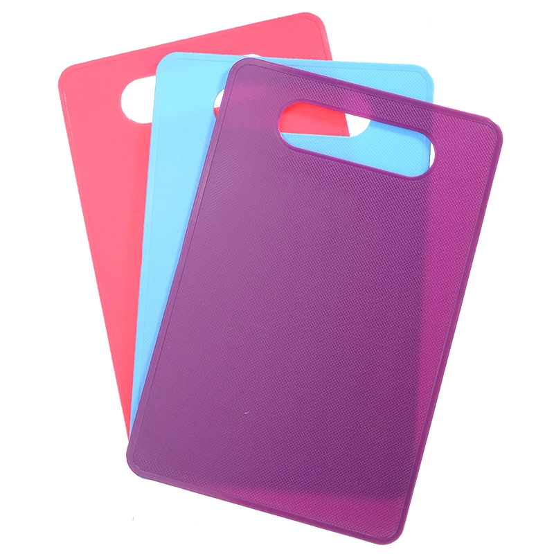

1pcs Kitchen Plastic Chopping Block Non-Slip Meat Vegetable Fruit Cutting Board Red Purple Blue Kitchen Board Kitchen Gadgets