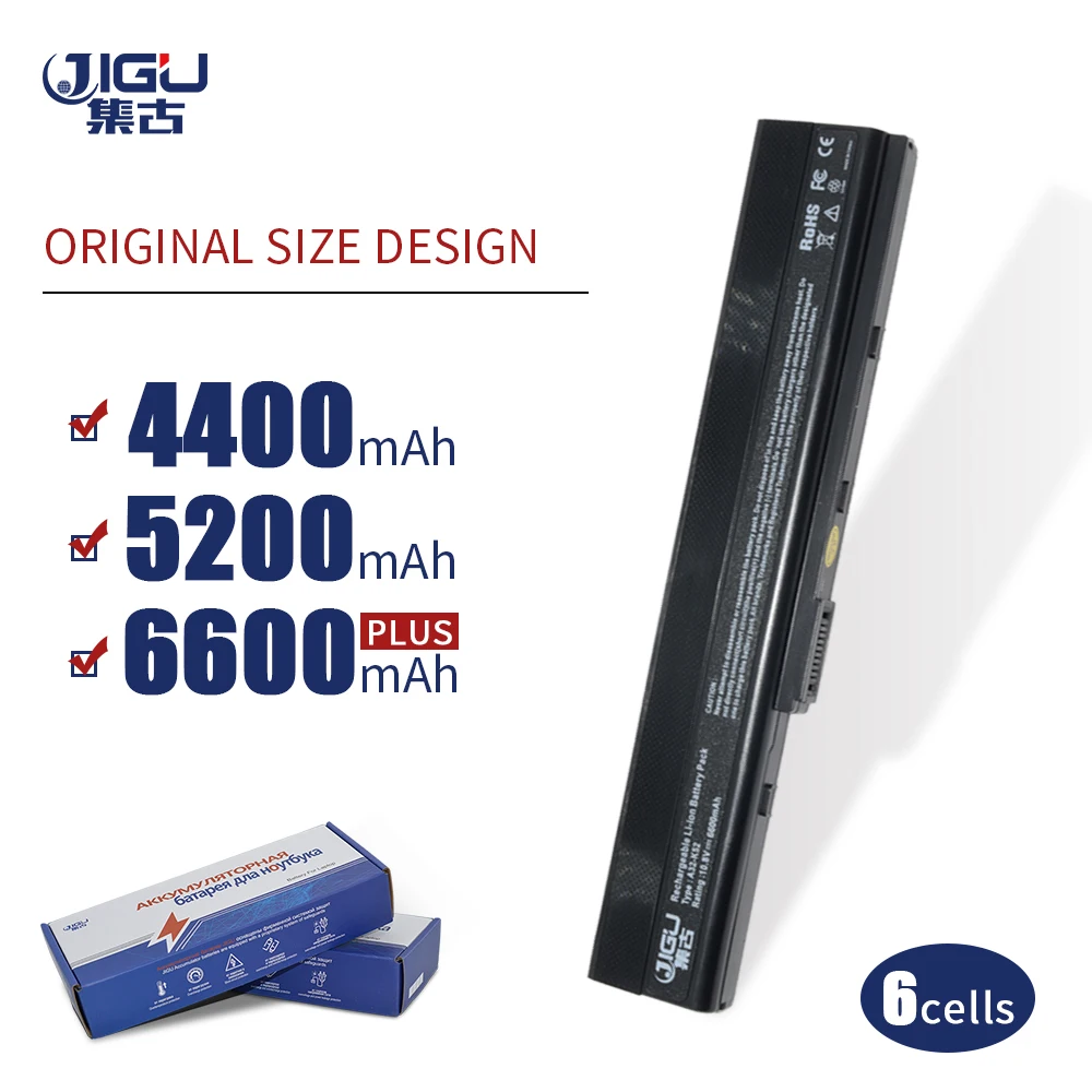 Аккумулятор JIGU для ноутбука с 6 ячейками Asus A52JR K42JK K52JB A52JB K52JC K52JE|laptop battery|6 cell laptop
