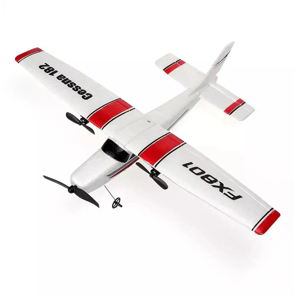 FX801 RC Plane EPP Foam Glider Airplane Gyro 2.4G 2CH RTF Remote Control Wingspan Aircraft Funny Boys Airplanes Interesting Toys