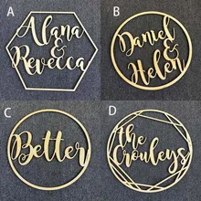 Персонализированные Свадебные вывески с кольцом, деревянные украшения, Декорации для приема, свадебные вывески с кольцом, настенные вывески для жениха и невесты