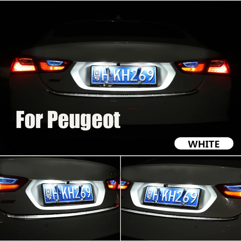 T10 W5W 194 автомобиля светодиодный CANBUS Габаритные огни для peugeot 107 206 207 208 306 307 308 407 408 508 RCZ для Citroen C2 C3 C4 C5
