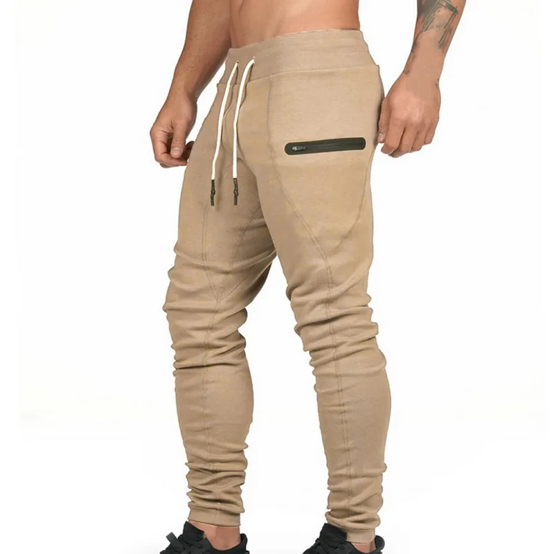 style-1 Khaki Vertvie, повседневные мужские штаны для бега, пэчворк, Спортивные Повседневные спортивные штаны для мужчин, для фитнеса, бега, джоггеры, спортивные штаны, брюки-карго - Цвет: style-1 Khaki