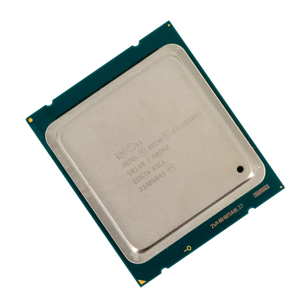 Skup Intel xeon E5 2650 v2 pulpit procesor 2650 v2 ośmiordzeniowe 2.6GHz 20MB L3 pamięci podręcznej LGA 2011 serwera używany procesor