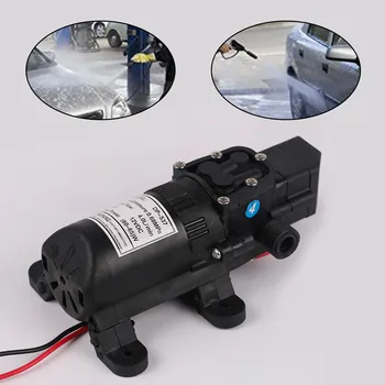 

Diaphragm Pump 12V 100PSI 60W High Pressure Water Self Priming Pump for Caravan RV Boat Marine Agricultural Spraying Port