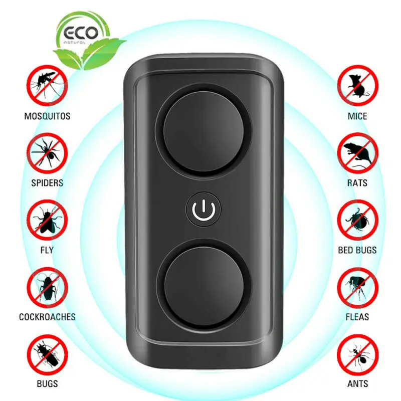 

8W Mosquito Repeller Camping Electronic Ultrasonic Repellent Insect Outdoor Tools US/EU/UK/AU Plug
