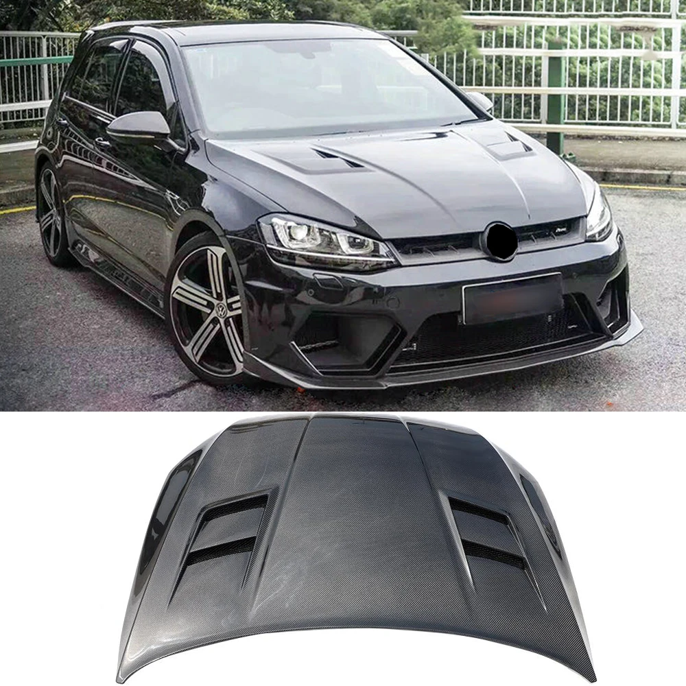 Car Front Engine Hood Bonnet Cover for Volswagen VW Golf 7 7.5 MK7 MK7.5 R20  Rline 2014 2019 Front Hood Engine Bonnet Cover|Bumpers| - AliExpress