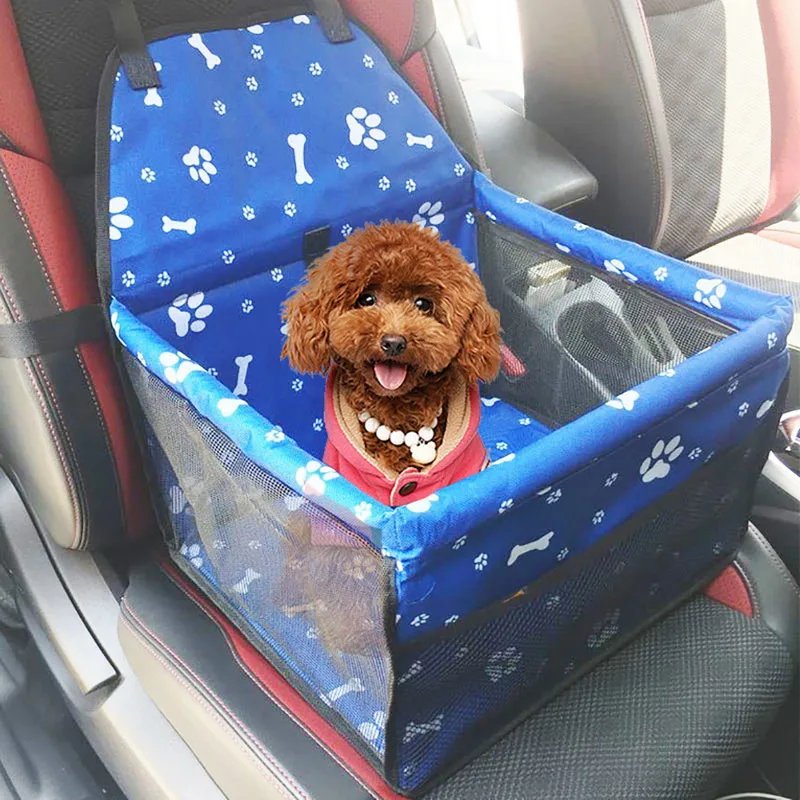 600D нейлон Водонепроницаемый Путешествия собака чехол для сидения автомобиля складной собака автовоз сумка под седло собаки сиденье сумка Корзина, хозяйственная сумка для собак