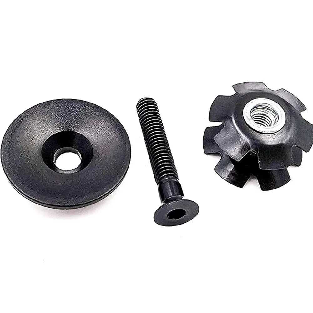 Bike Headset Star Nut&Top Cap Set For 1 1/8\" 28.6mm Bicycle Front Fork