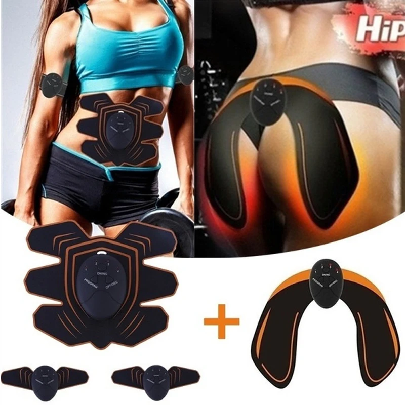 Беспроводной стимулятор мышц EMS умный фитнес тренажер для брюшного пресса