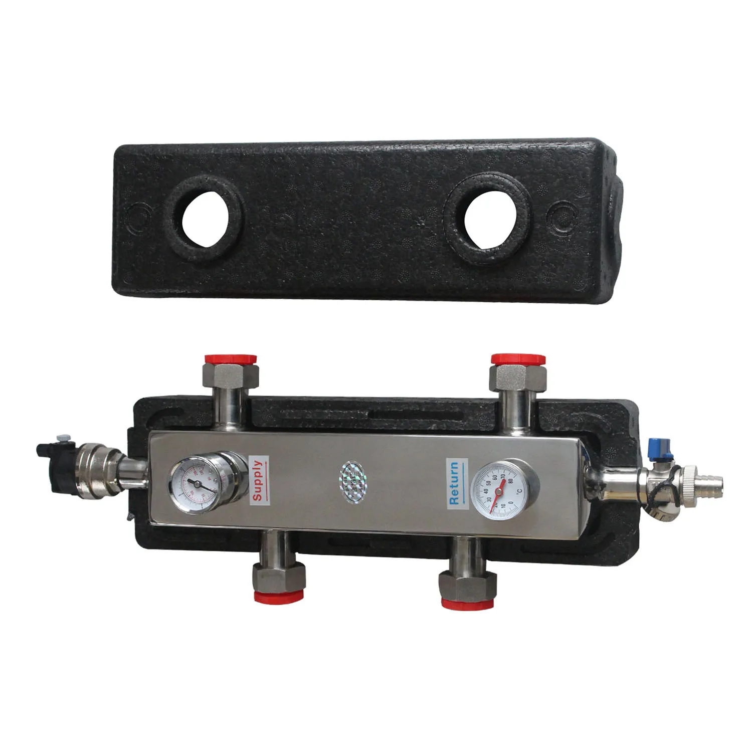 under flooring heating control water ufh manifold underfloor 3/4 1 inch  Hydraulic separator boiler buddy buffer tank 3/4 inch - AliExpress