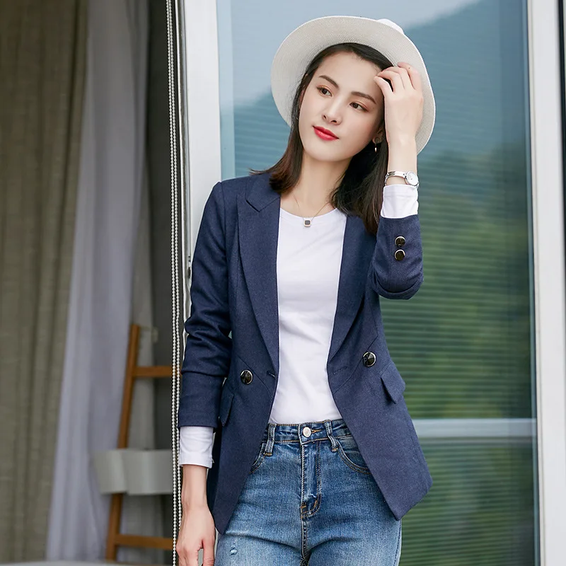 

Business Suit Women's College Student Interview Suit Formal Wear Elegant Business Work Clothes England Spring Ol Workwear 8817