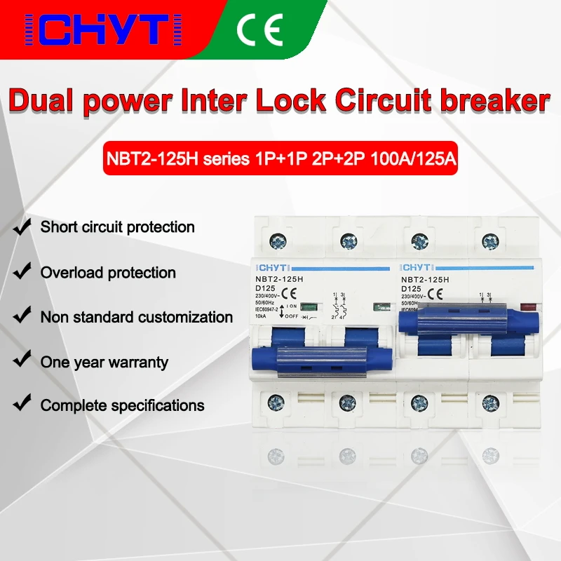 100a 125a mts interruptor de bloqueio manual mcb 50hz 60hz 400v 02