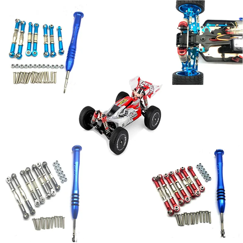 WLtoys 144001 1/14 запасные части для радиоуправляемых автомобилей металлический тяга