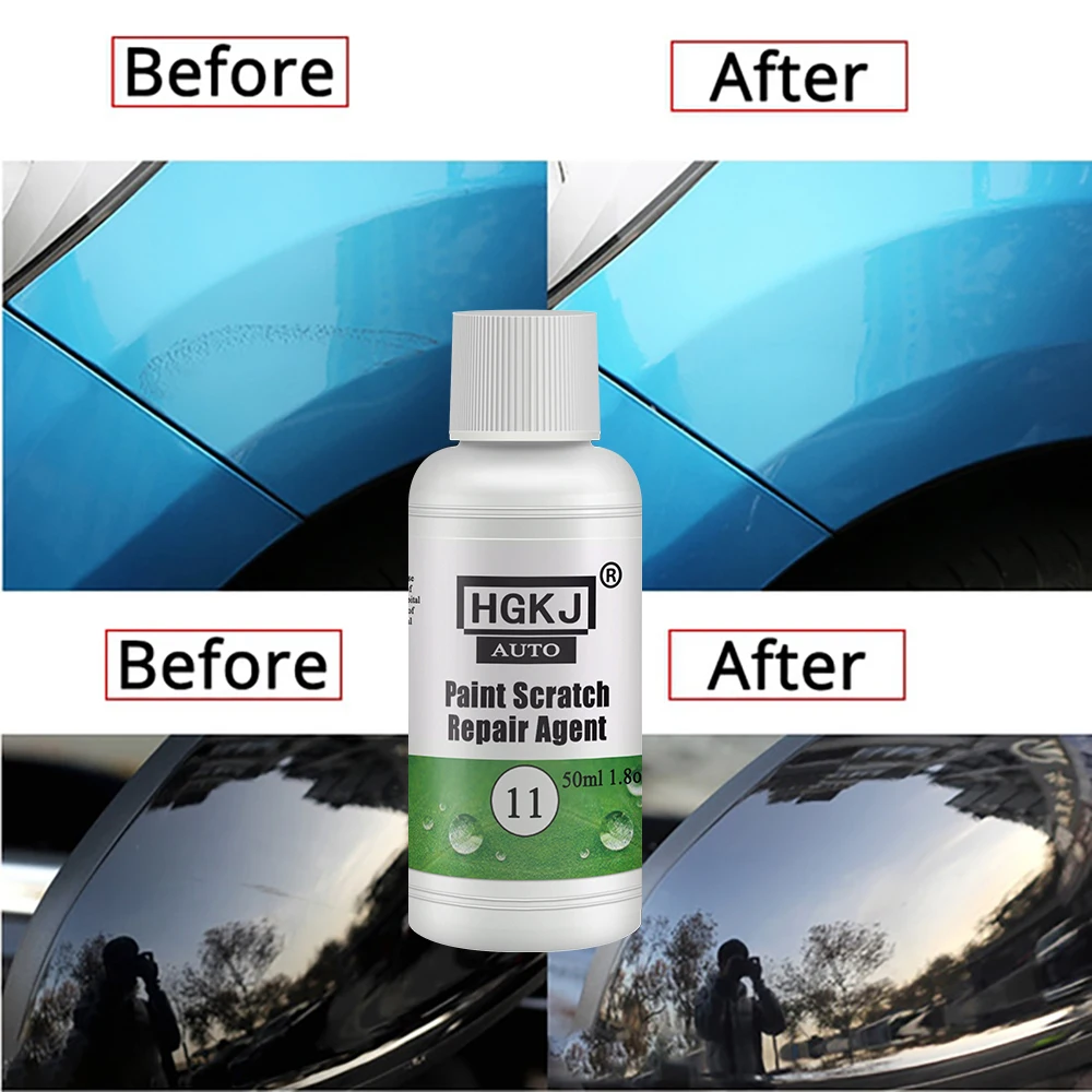 Car Scratch Repair Paste HGKJ 11 Paint Care Restorer Slight Scratch Solution Remover Agent Polishing Restoration Wax for Auto car scratch repair paste