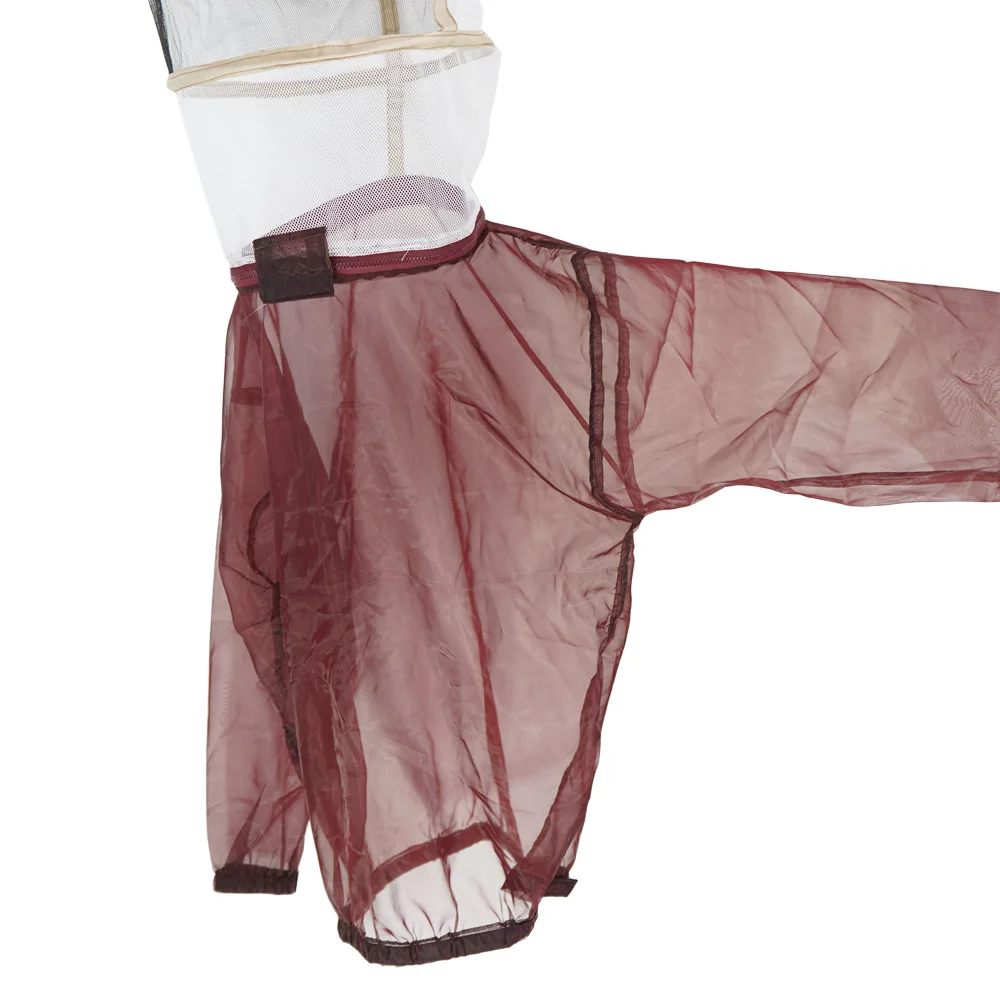 Beekeeping suit Beekeeper Beekeeping Protective Clothing Transparent Ventilated Apiarist Suit Upper Body Anti Bee Costume Detachable Veil Hood